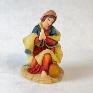 Grandeur Noel 2001 Bethlehem Village Blessed Mary O'Well Porcelain Resin